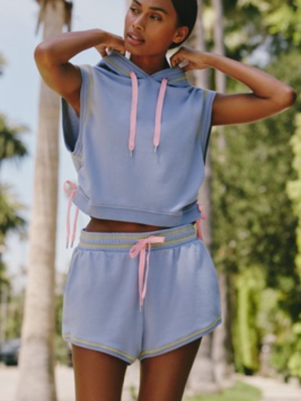 NWT Anthropologie Daily Practice Adventure Shorts in Blue Heron